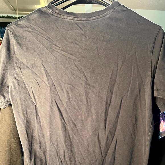 Armani Exchange Slim Fit Black w Dotted Circular Abstract Pattern T-Shirt SZ Med - Picture 3 of 3